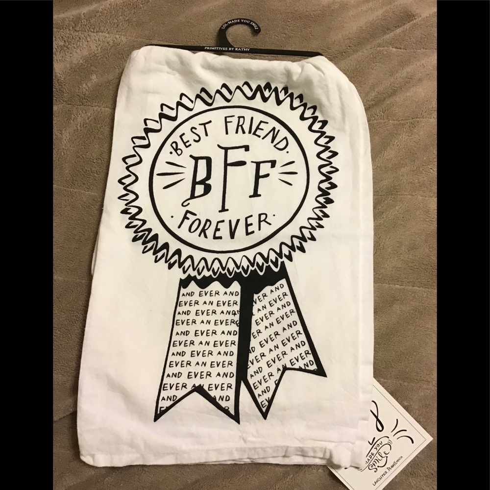 NWT BFFS Kitchen Dish Towel